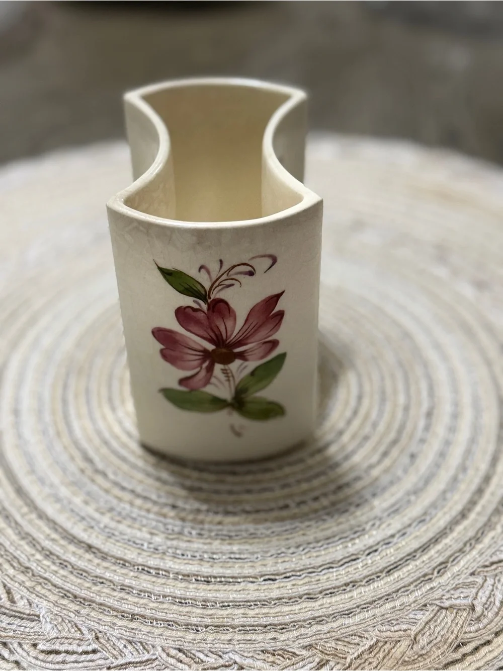 Vintage FTD Vase - Hand Painted in Portugal